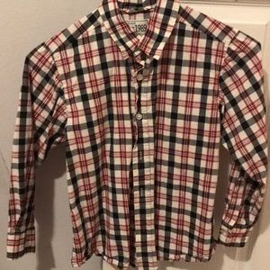 Red and black plaid shirt